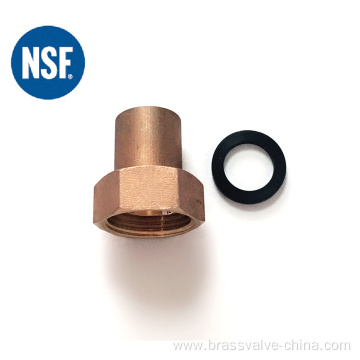 Lead Free brass water Meter Coupling for drinking water